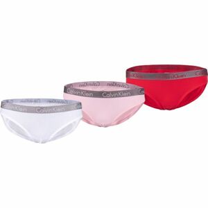 Calvin Klein BIKINI 3PK Női alsó, fehér, veľkosť S