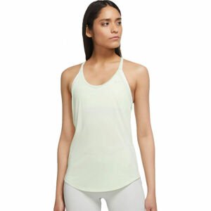 Nike ONE DF ELSTKA STD TANK W Női edzőtop, világoszöld, méret XS