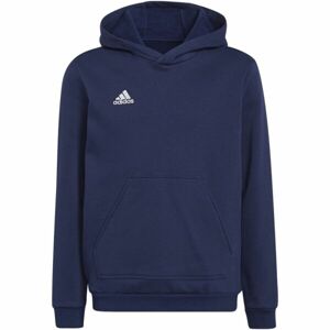 adidas ENT22 HOODY Y Junior futball pulóver, sötétkék, veľkosť 152