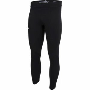 Swix FOCUS WARM TIGHTS Férfi elasztikus meleg nadrág, fekete, méret