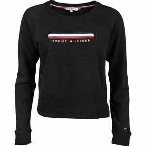 Tommy Hilfiger TRACK TOP Női pulóver, fekete, veľkosť L