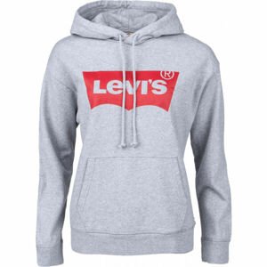 Levi's GRAPHIC STANDARD HOODIE BATWIN Női pulóver, szürke, méret XS