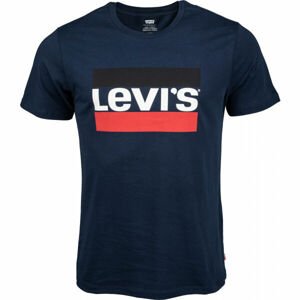 Levi's SPORTSWEAR LOGO GRAPHIC Férfi póló, sötétkék, veľkosť XL