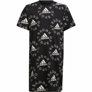 adidas LOGO DRESS Lány ruha, fekete, méret 128