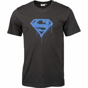 Warner Bros SUPERMAN Férfi póló, fekete, veľkosť M
