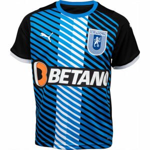 Puma UNIVERSITATEA CRAIOVA AWAY SHIRT JR Fiú mez, fekete, méret 128