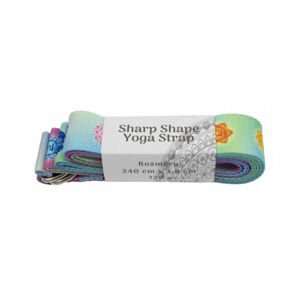 SHARP SHAPE YOGA STRAP RAINBOW Jóga heveder, mix, méret os