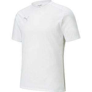 Puma TEAMCUP CASUALS TEE Futballpóló, fehér, méret XXL