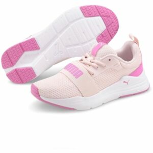 Puma WIRED RUN JR Gyerek sportcipő, lazac, méret 38