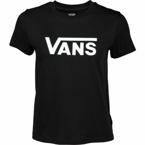 Vans WM DROP V SS CREW-B Női póló, fekete, veľkosť XL