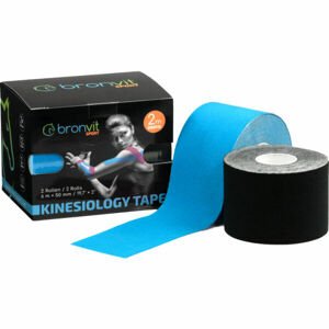 BronVit SPORT KINESIO TAPE SET 5CM X 6 M Kineziológiai tape szett, fekete, méret