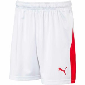 Puma LIGA SHORTS WITH BRIEF JR Fiú rövidnadrág focira, fehér, méret