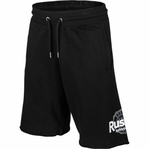 Russell Athletic CIRCLE RAW SHORT Férfi rövidnadrág, fekete, veľkosť XL