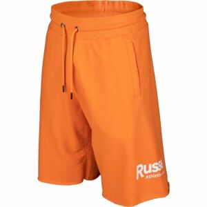Russell Athletic CIRCLE RAW SHORT Férfi rövidnadrág, narancssárga, méret XL