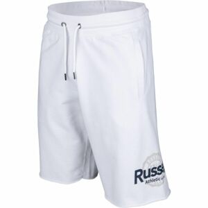 Russell Athletic CIRCLE RAW SHORT Férfi rövidnadrág, fehér, veľkosť S