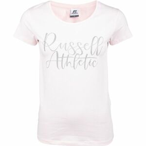 Russell Athletic CREWNECK WOMEN T-SHIRT Női póló, rózsaszín, méret