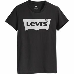 Levi's THE PERFECT TEE Női póló, fekete, veľkosť M