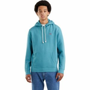 Levi's NEW ORIGINAL HOODIE CORE Férfi  pulóver, türkiz, méret M