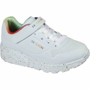 Skechers UNO LITE-RAINBOW SPECKS Lány szabadidőcipő, fehér, méret 30