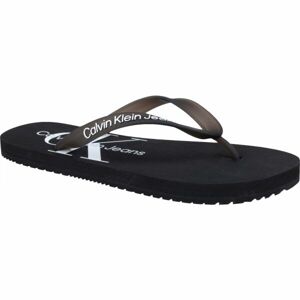 Calvin Klein BEACH SANDAL MONOGRAM TPU Női flip-flop papucs, fekete, méret 36