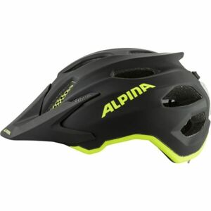 Alpina Sports CARAPAX JR FLASH Gyerek kerékpáros sisak, fekete, méret (51 - 56)