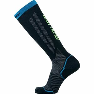 Bauer PERFORMANCE TALL SKATE SOCK Hosszú szárú kompressziós zokni, fekete, veľkosť S