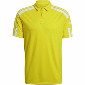 adidas SQ21 POLO Férfi galléros póló, sárga, méret XL