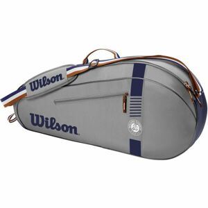 Wilson ROLAND GARROS TEAM 3 PK Tenisztáska, szürke, méret os