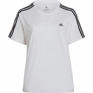 adidas 3S T Női plus size póló, fehér, méret 2x