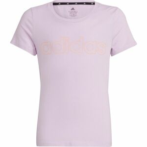 adidas LIN T Lány póló, rózsaszín, veľkosť 152
