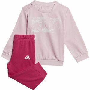 adidas I LIN FT JOG Gyerek melegítő szett, rózsaszín, veľkosť 92
