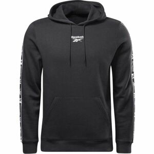 Reebok RI TAPE OTH HOODIE Férfi pulóver, fekete, méret