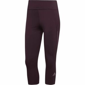 adidas OTR 3/4 TGT Női leggings futáshoz, bordó, méret M