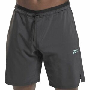 Reebok WOR STREGHT SHORT Férfi rövidnadrág sportoláshoz, sötétszürke, méret