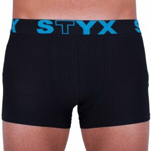 Styx MEN'S BOXERS SPORTS RUBBER Férfi boxeralsó, fekete, méret XL