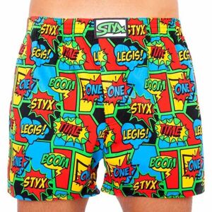 Styx MEN'S BOXERS SHORTS CLASSIC RUBBER Férfi alsó, mix, méret S