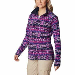 Columbia GLACIAL IV 1/2 ZIP Női pulóver, lila, méret S