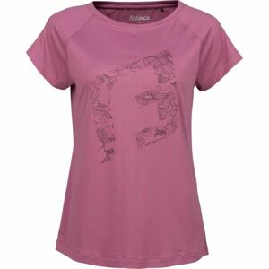 Fitforce HASLEY Női edzőpóló, rózsaszín, veľkosť L