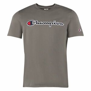 Champion CREWNECK T-SHIRT Férfi póló, sötétszürke, méret XL
