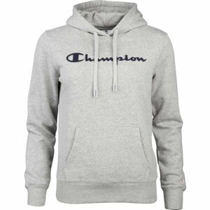 Champion HOODED SWEATSHIRT Női pulóver, szürke, veľkosť S