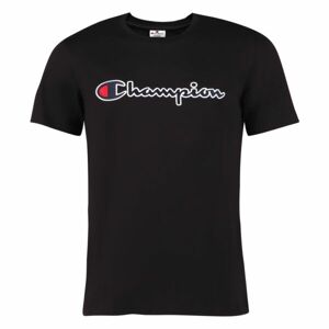 Champion CREWNECK T-SHIRT Férfi póló, fekete, veľkosť S