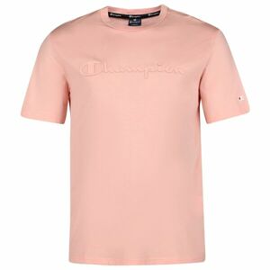 Champion CREWNECK T-SHIRT Férfi póló, rózsaszín, méret