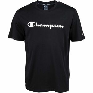 Champion CREWNECK T-SHIRT Férfi póló, fekete, veľkosť L