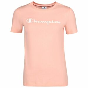 Champion CREWNECK T-SHIRT Női póló, lazac, méret