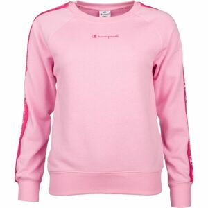 Champion CREWNECK SWEATSHIRT Női pulóver, rózsaszín, méret
