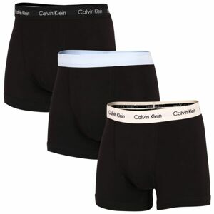 Calvin Klein 3P TRUNK Férfi boxeralsó, fekete, veľkosť L