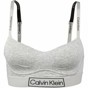Calvin Klein REIMAGINED HERITAGE-LGHT LINED BRALETTE Női melltartó, szürke, veľkosť XS