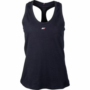 Tommy Hilfiger REGULAR TANK TOP Női top, sötétkék, méret XS