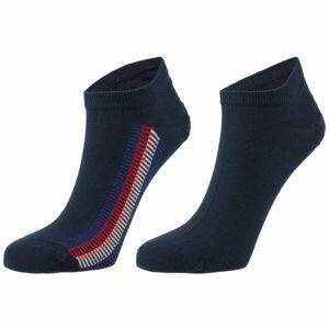 Tommy Hilfiger MEN SNEAKER 2P GLOBAL RIBBON Férfi zokni, sötétkék, méret