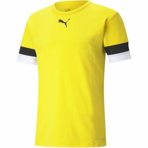 Puma TEAMRISE Fiú futballmez, sárga, méret XL